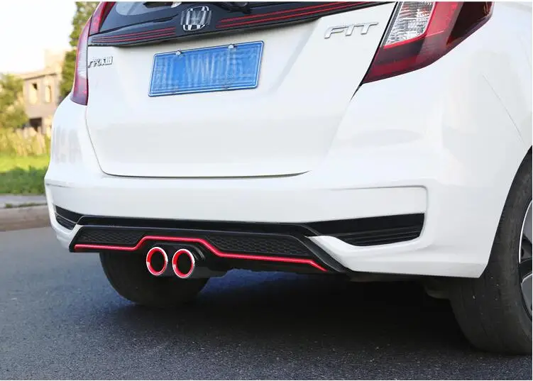 Задний спойлер для Honda FIT JAZZ задний 2018-2019 2CK ABS диффузор переднего бампера защитные