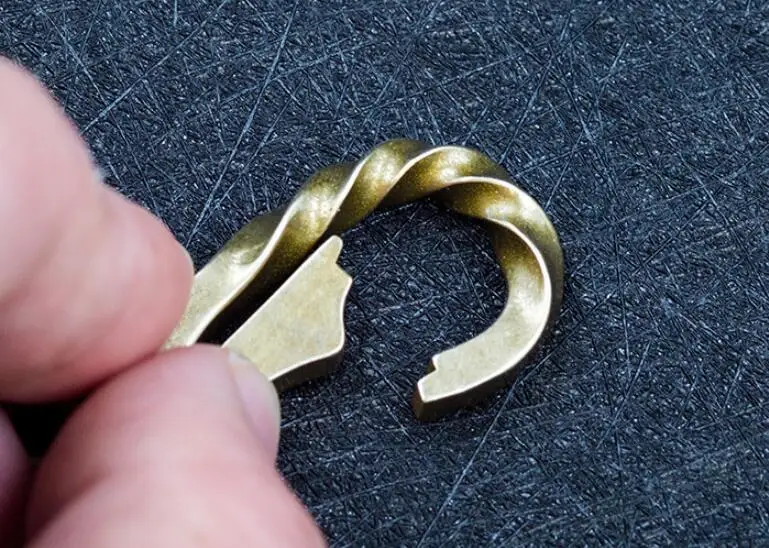 Старинные винтажные латунные медные брелоки ручной работы брелок держатель для