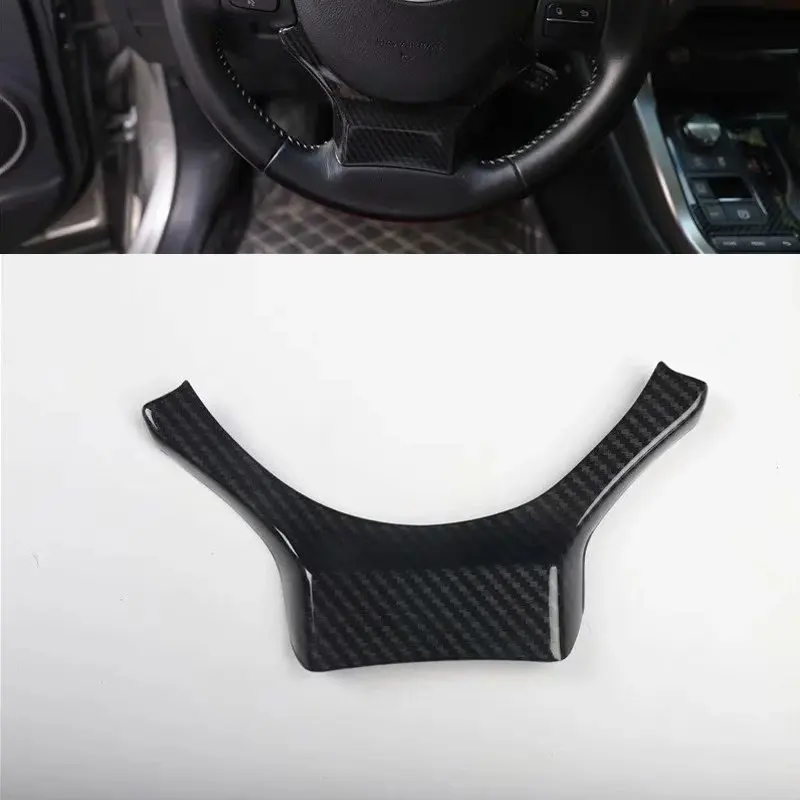 

For Lexus NX 2015-2019 1PC Carbon Fiber ABS Car Interior Steering Wheel Cover Trim Moldings Car Styling Accessories