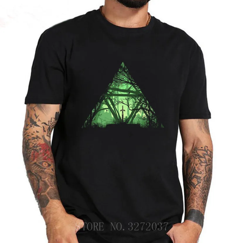 Легенда о Зельде Treeforce Мужская футболка 2019 Новейшая модная с принтом коротким