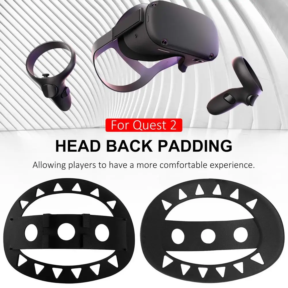 

Soft TPU Headband Cushion For Oculus Quest 2 Headsets Head Pad Strap Pressure-relieving Fixing Frame For Quest2 VR Accessories