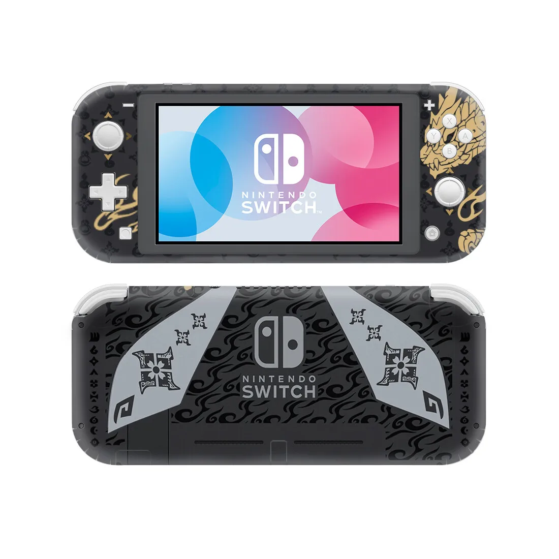 

Виниловые наклейки Monster Hunter Rise для Nintendo Switch Lite, наклейки для Nintendo Switch Lite