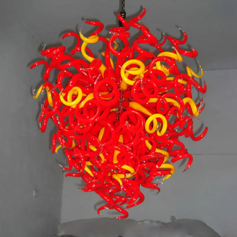 

Villa Chandeliers Lamp Chain Pendant Light Living Room High Ceiling Hand Blown Glass Chandelier Lighting Accept 20 by 24 Inches