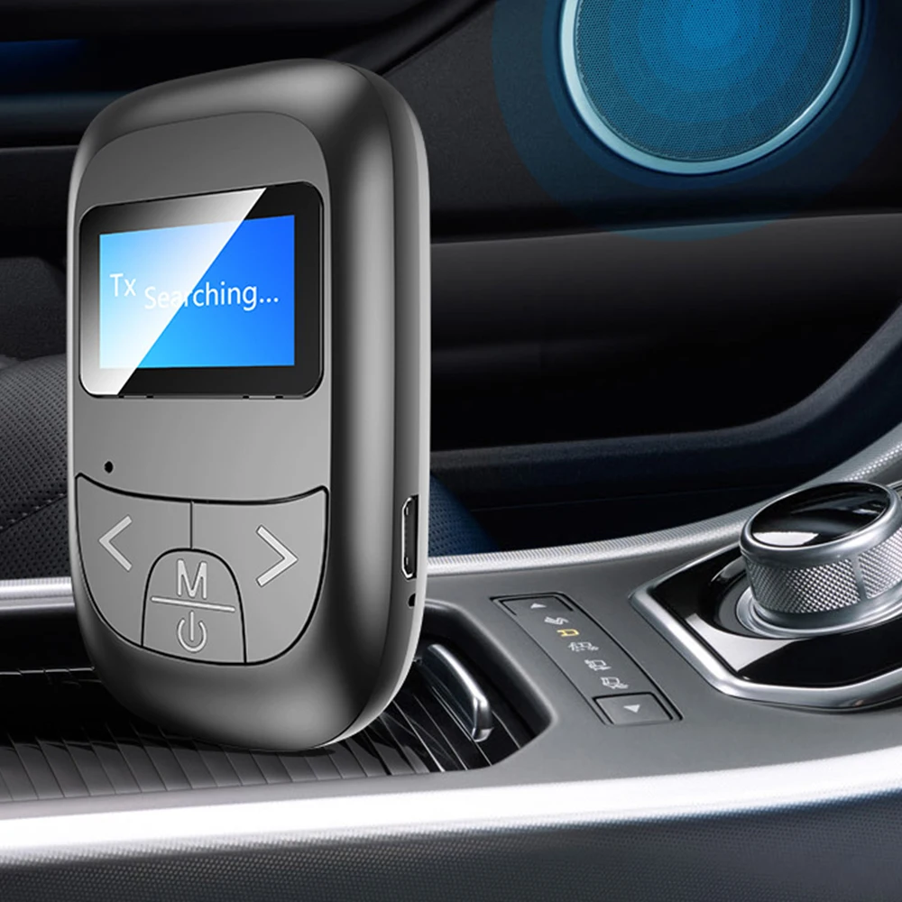 Bluetooth 3 5 адаптер беспроводной ЖК дисплей USB RX/TX приемник музыкальный аудио