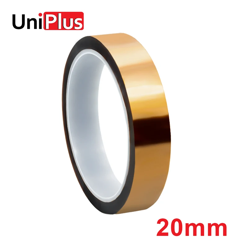 UniPlus 20 мм ширина лента Kapton золотисто коричневая тепловая для электронной