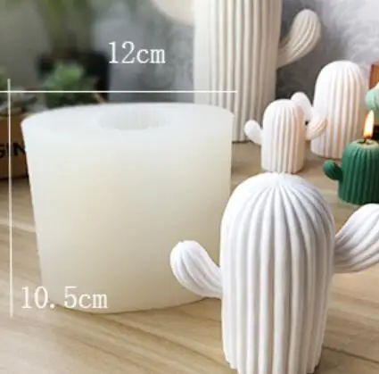 PRZY 3D пластырь для мяса кактуса растений украшение дома декоративная форма свечей