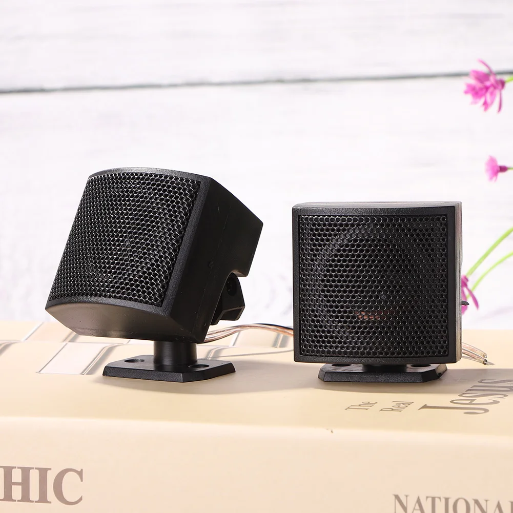 

1 Pair Auto Loud Speakers Tweeter DC 12V Adjustable Audio Sound Music Loudspeaker Horn Automotive Electronics