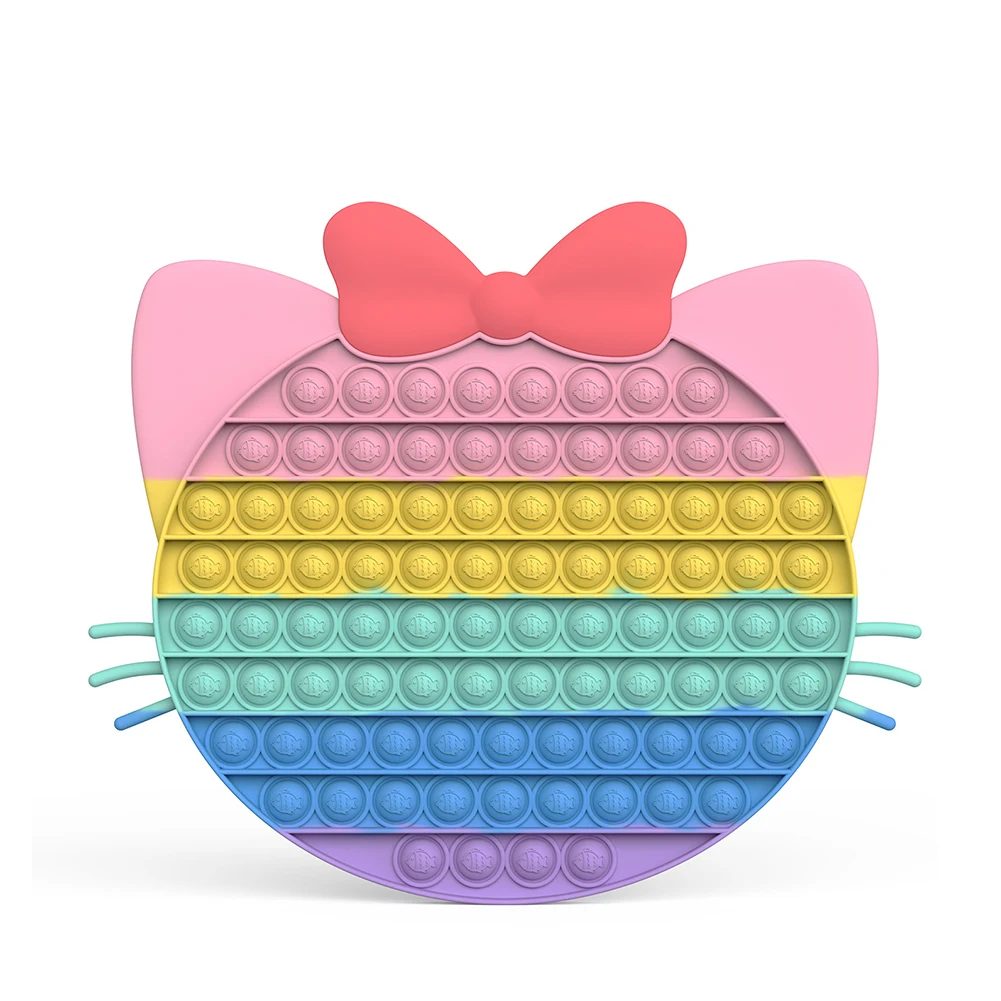

Big Size Push Bubble Sensory Toy Autism Needs Squishy Stress Reliever Toys Adult Child Cute Cat Shape Anti-stress Fidget Gifts
