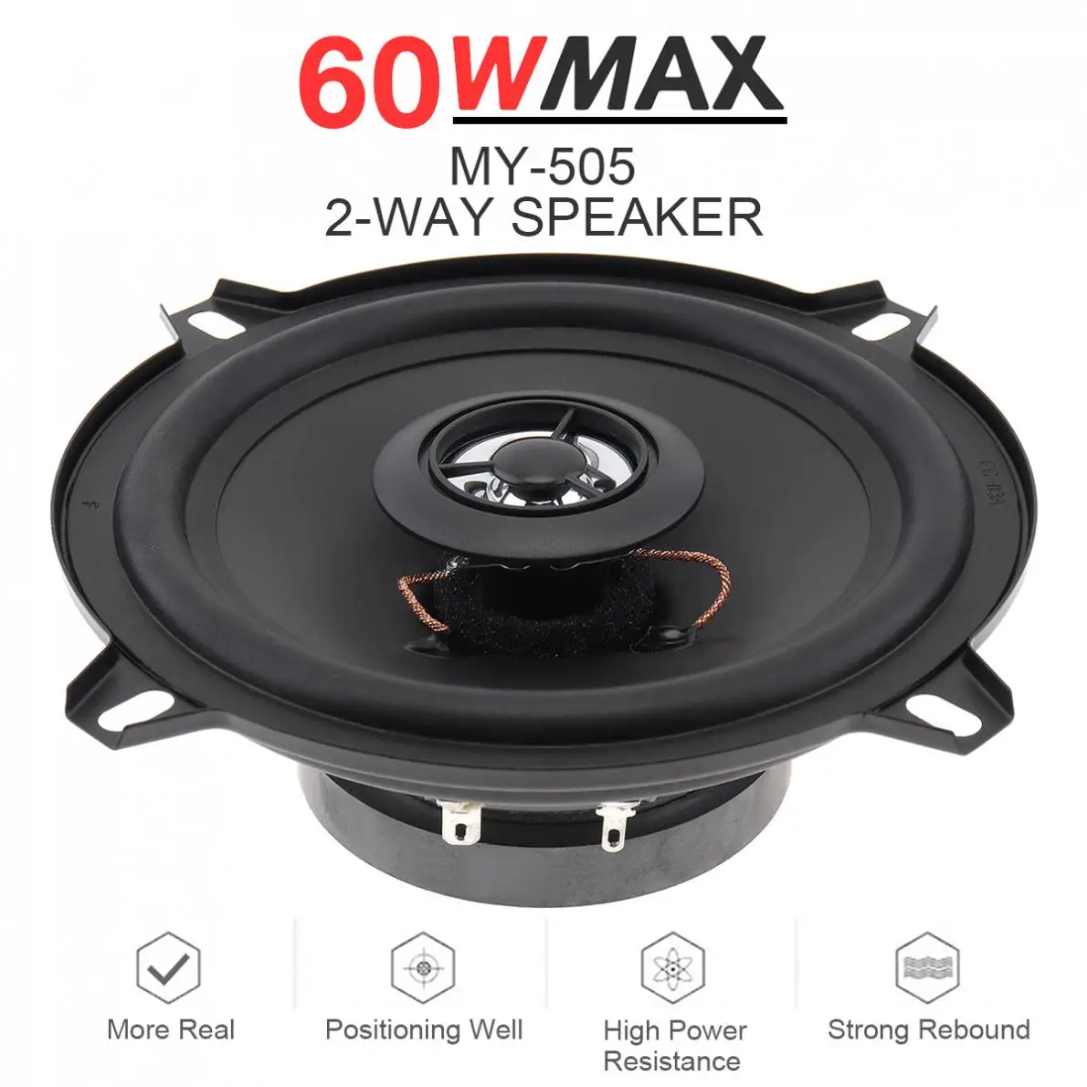 Коаксиальный HiFi-динамик для автомобиля 5 дюймов 130 мм 60 Вт 12 В | Автомобили и