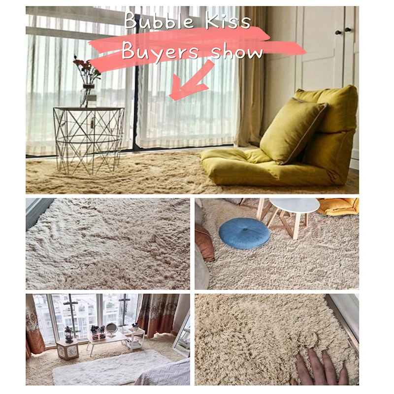 Пузырь поцелуй ворсистый пушистый ковры для Гостиная из искусственного меха