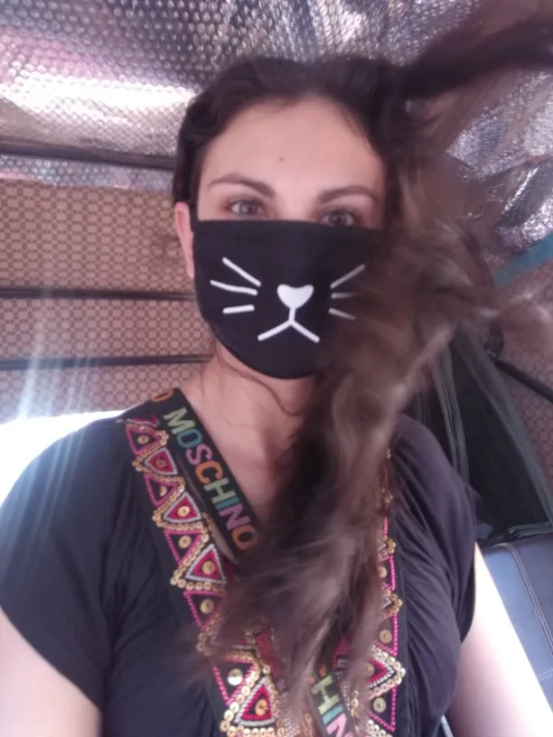 Модная Милая мультяшная маска для лица против пыли унисекс зимняя теплая рта