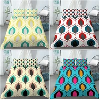 3d duvet cover abstract geometric bedroom bedding set double queen king size quilt cover luxury soft bedspreads home textile set