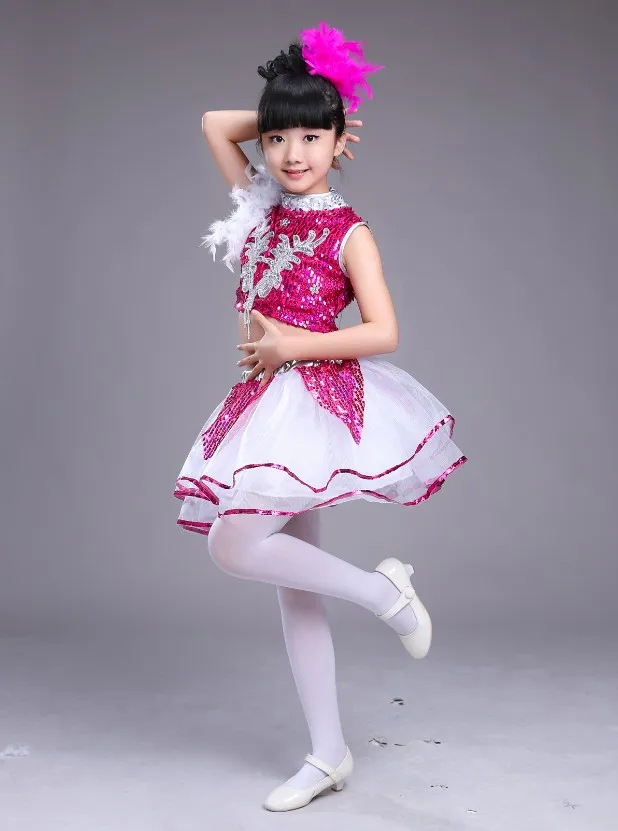 Джазовые танцевальные костюмы для выступлений мальчиков и девочек детские