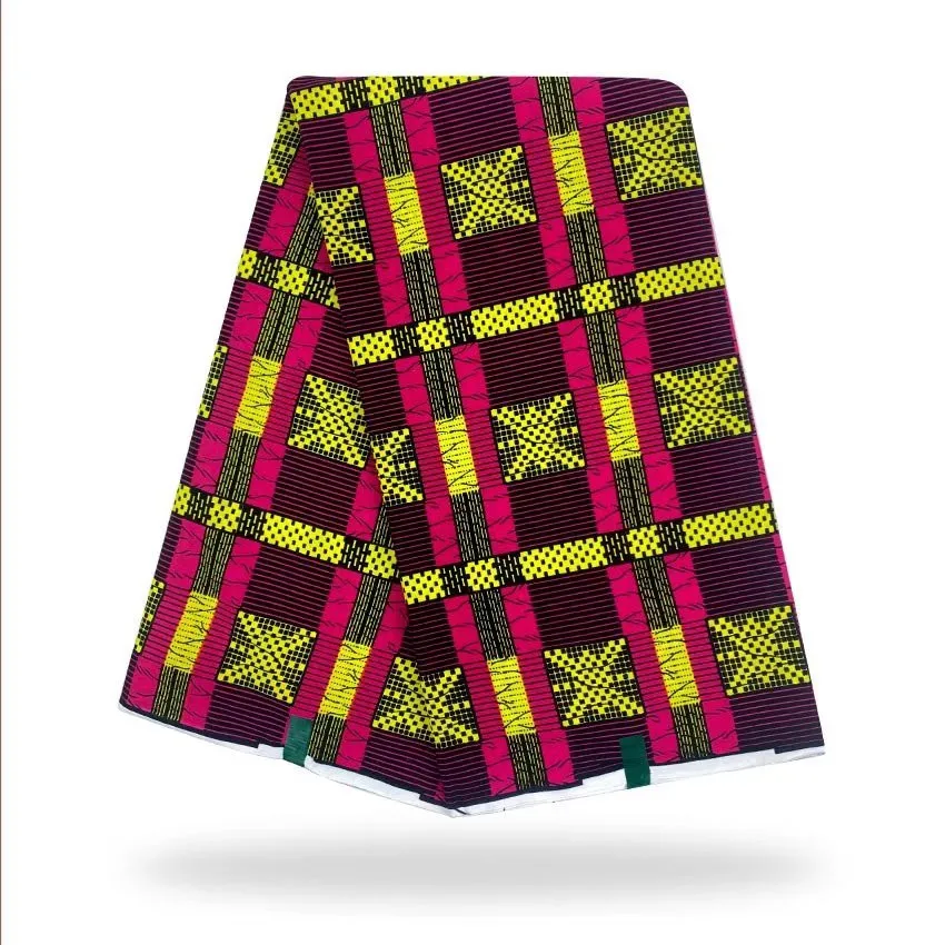 

Горячая Распродажа, 100% хлопок, воск, модный дизайн, африканская реальная ткань с принтом Анкары, 6 ярдов/шт. Для вечернего платья
