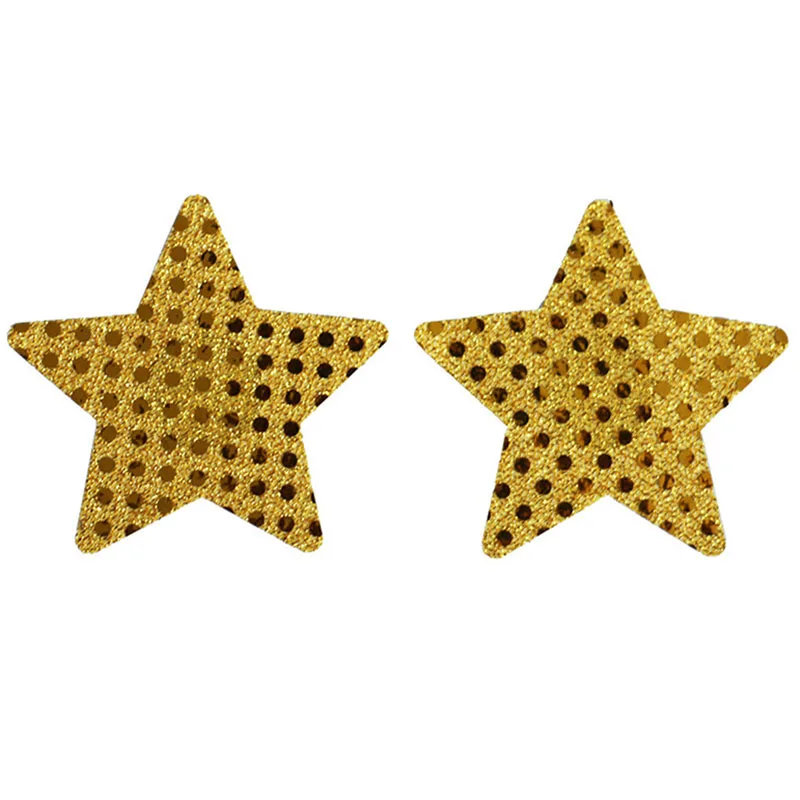 1 пара женская сексуальная пятиконечная звезда самоклеящаяся невидимая накладка