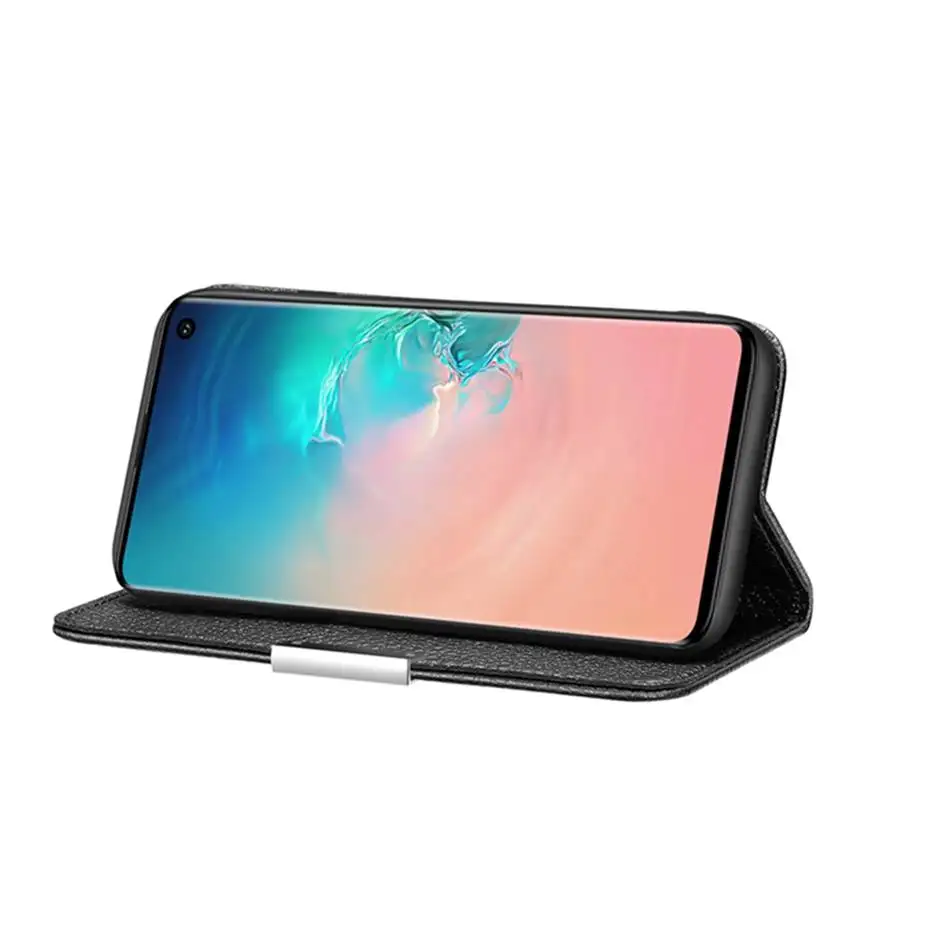 PU Leather Flip Case For Samsung S7 S8 S9 S10 J4 J6 Plus e Edge A10 A20 A30 A40 A50 A60 A70 A90 M40 Note 10 Pro Phone Case Cover