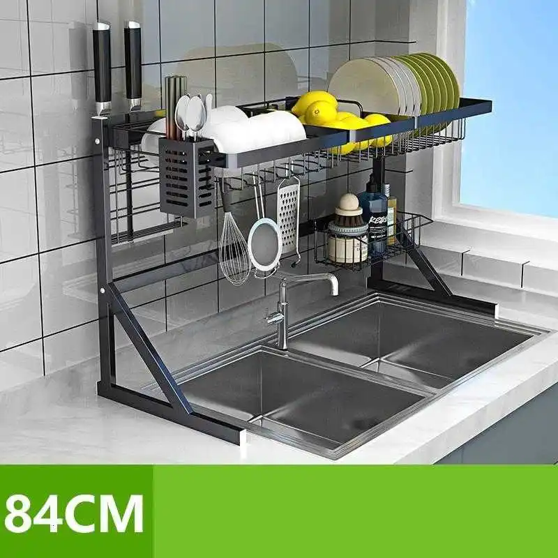 

Organisateur Fridge Escurridor De Platos Rangement Stainless Steel Organizador Rack Cocina Cuisine Cozinha Kitchen Organizer
