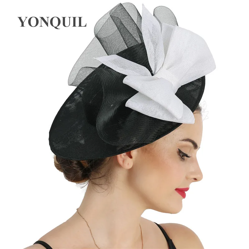 Дамская Вуалетка для волос шляпка дерби с сеткой шляпка-фаллоимитатор перьями