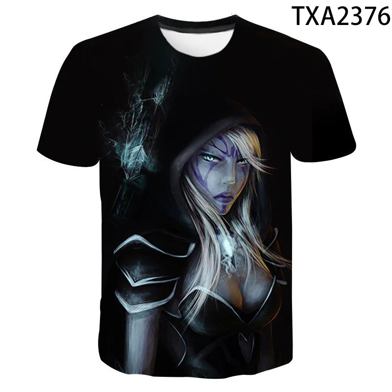 

Summer Men's and Women's Game Sports T-shirt Dota 2 Multiplayer Games Boys and Girls Hip Hop Oversized Comfortable Top
