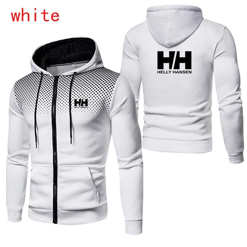 

2021 spring, autumn and winter men's fashion new jacket coat hooded sweater men's army casual zipper top