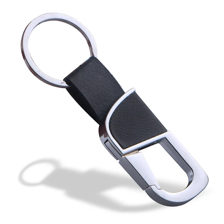 

Metal Leather Car Key Ring Creative Personality Pendant Popular Gifts