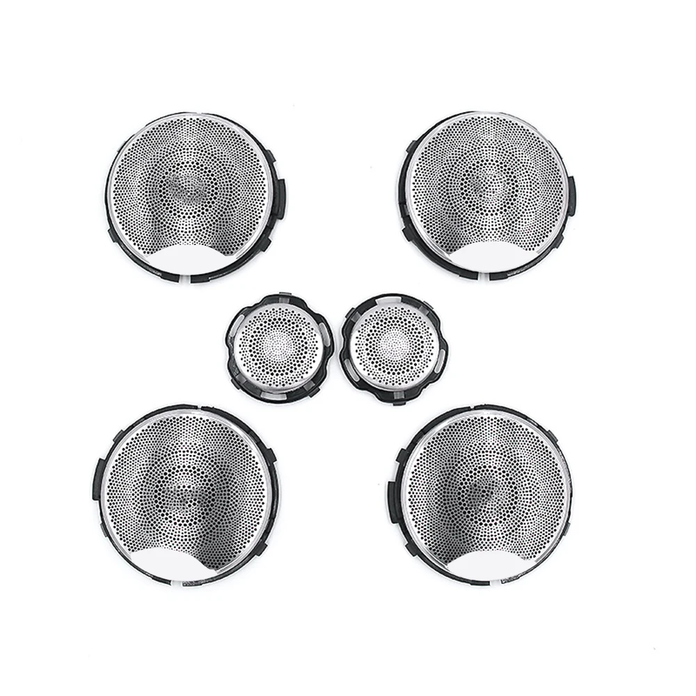 

Car speaker cover for Benz W213 W205 GLC AMG E C Class auto front rear door audio music mid range loudspeakes case trim sticker
