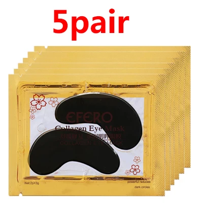 5pair style 14 5 пар коллагеновая Порошковая маска для глаз гелевая повязка для глаз для удаления темных кругов вокруг глаз гелевые подушечки листовая Маска Золотая маска патчи для ухода за кожей - Цвет: 5pair style 14