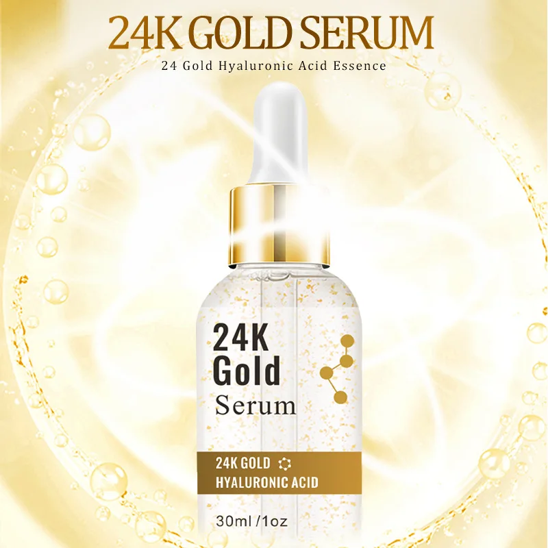 

24K Gold Serum Shrink Pores, Moisturize And Soften Skin Anti-aging Skin Tightening Brighten Up Skin Nourish Skin Care Products