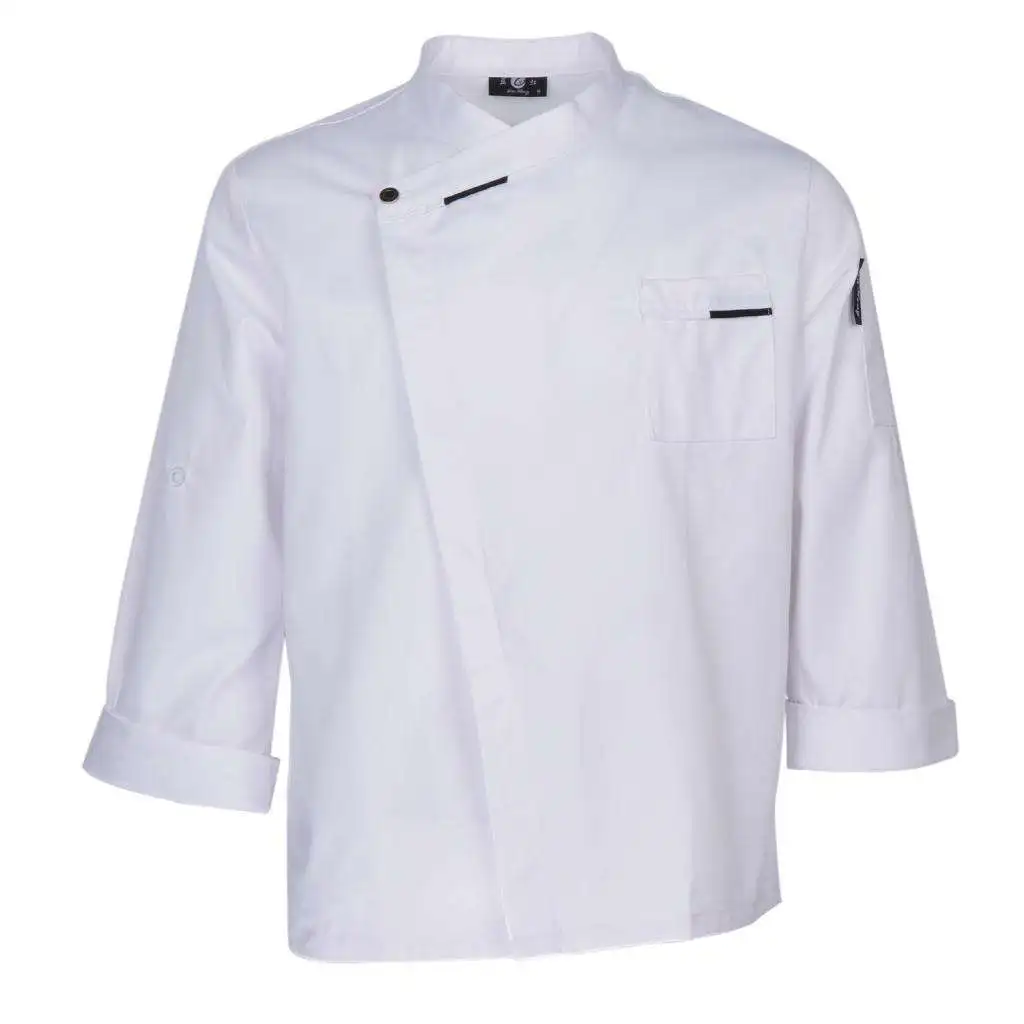 

Unisex Chef Jackets Coat Long Sleeves Shirt Kitchen Uniforms