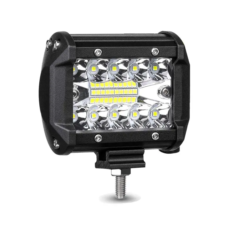 1 x 60w 4 inch Светодиодный светильник 120 Вт для внедорожника светодиодный рабочий светильник комбинированный противотуманный светильник s Водонепроницаемый светодиодный светильник для джипа грузовика - Цвет: 1 x 60w 4 inch