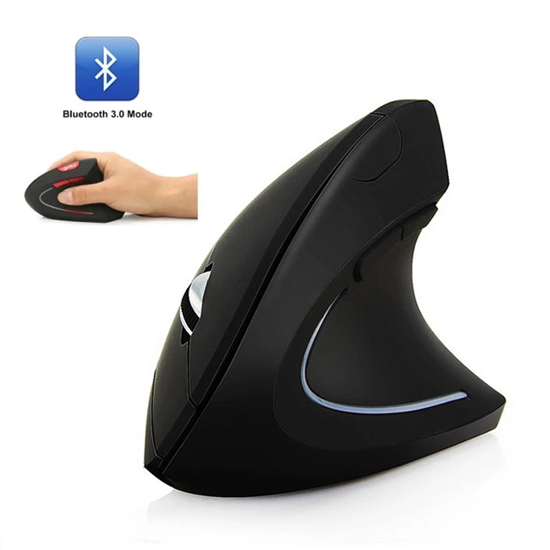 

2021 Creative Wireless Vertical Mouse Ergonomic Gaming Mouse 800 1200 1600 DPI USB Ergonomic Wrist Healthy Mause For PC Computer