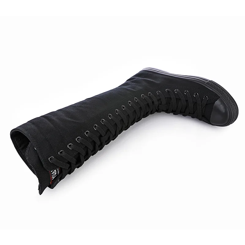 Новинка 2019 осенне-зимние сапоги женская обувь высокие длинные выше колена с