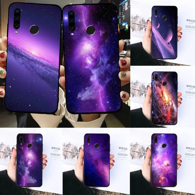 

Interstellar Purple Space Star Phone Case For Huawei Honor 7C 7A 8X 8A 9 10 10i Lite 20 NOVA 3i 3e