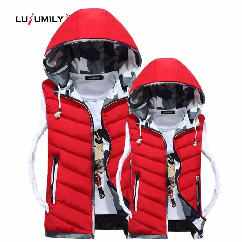 

Lusumily 2020 New Autumn Winter Thicken Warm Vest Women's Casual Removable Hooded Cotton Gilet Femme Sleeveless Jacket Waistcoat