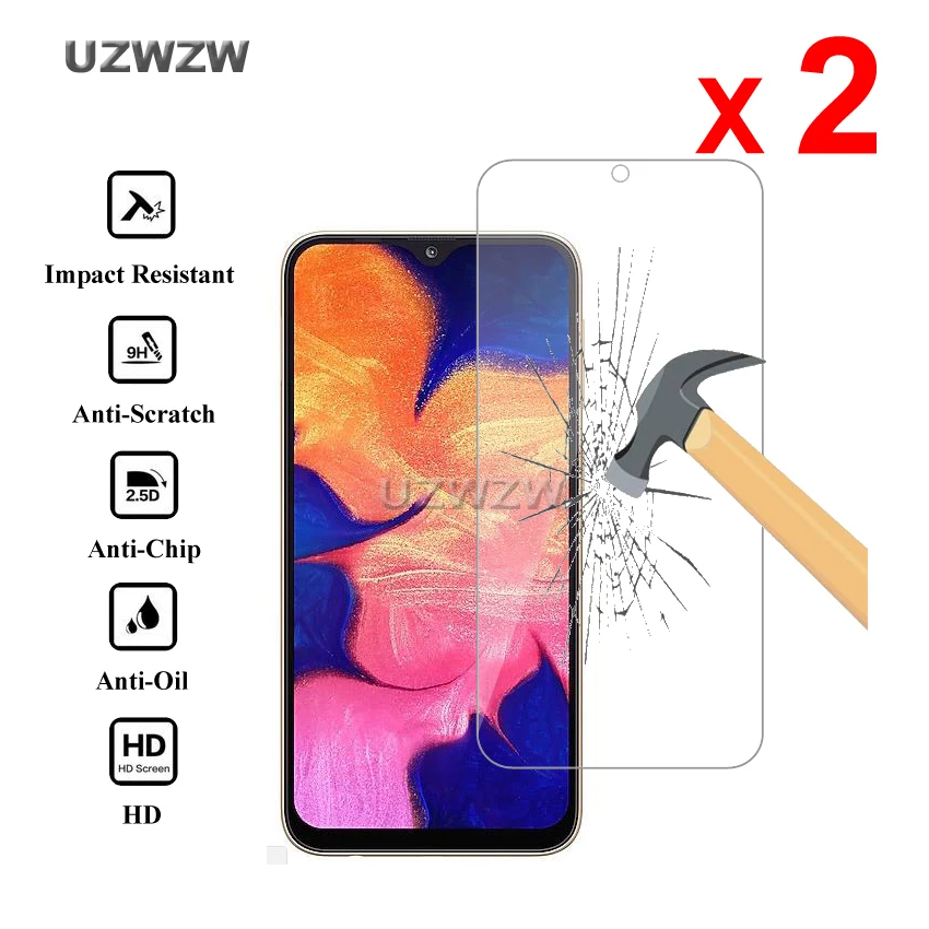2 шт Премиум Закаленное стекло для samsung Galaxy A10 A10s защитное закаленное стекло для экрана для samsung A10 A10s стекло