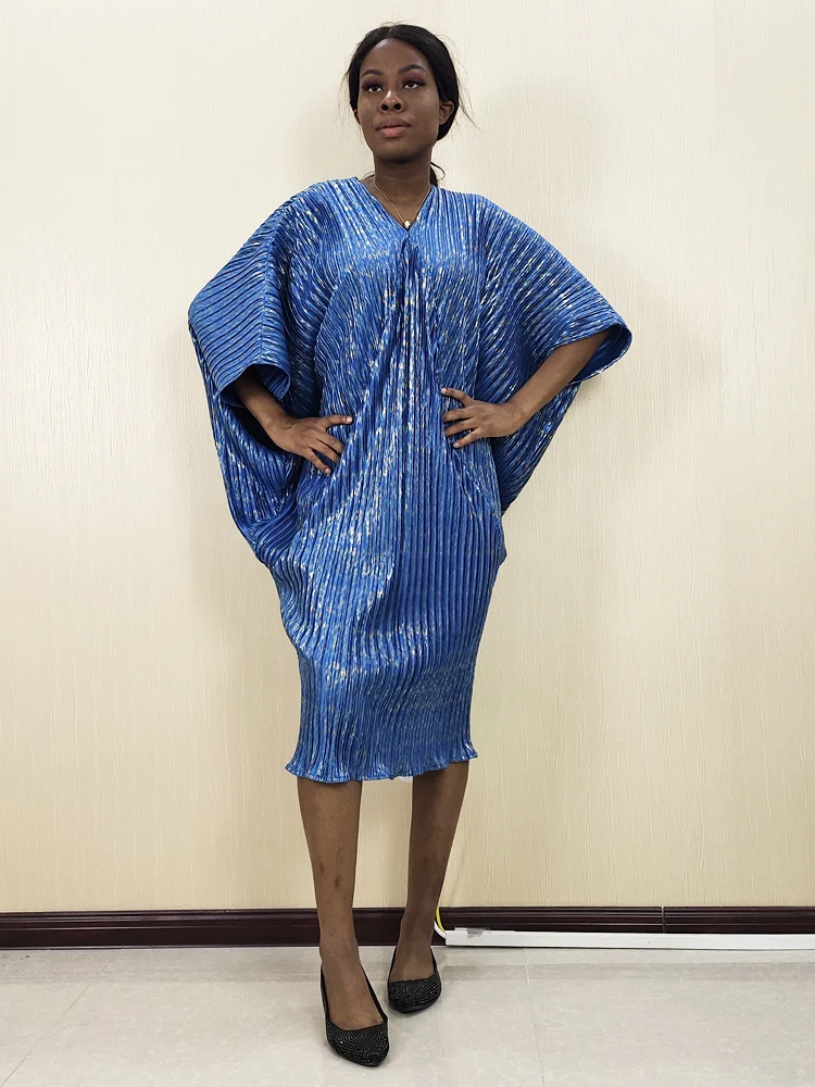 Африканские персонажи Плиссированные Блестки эластичное элегантное Дашики