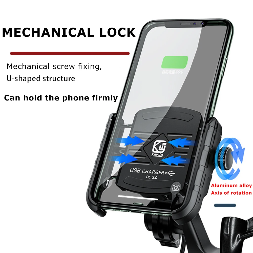 motorcycle holder with wireless charge motorbike qc3 0 fast charg cell phone wireless holder handlebar mount stand gps holder free global shipping