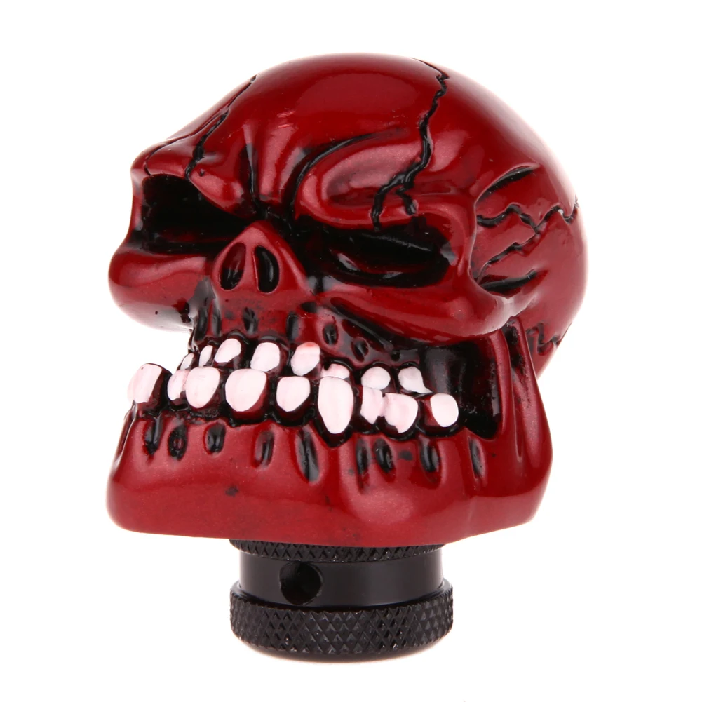 

Universal Manual Car Gear Shift Knobs Fashion Skull Head Modification Head Gear Manual Transmission Car Interior Accessories