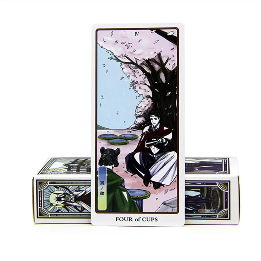 Полная колода японский миф Tarot палубная карта s чтение будущего tarot настольная