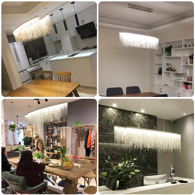 

Postmodern restaurant villa club cafe clothing store living room chain chandelier Lighting fixtures
