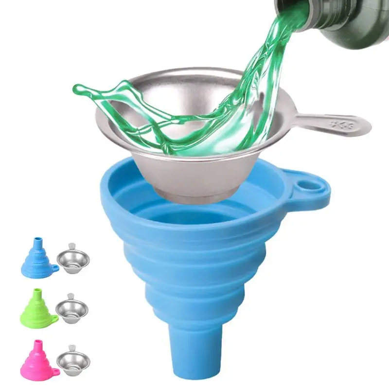 1 Набор металлический УФ-фильтр из смолы и силиконовая воронка одноразовый набор