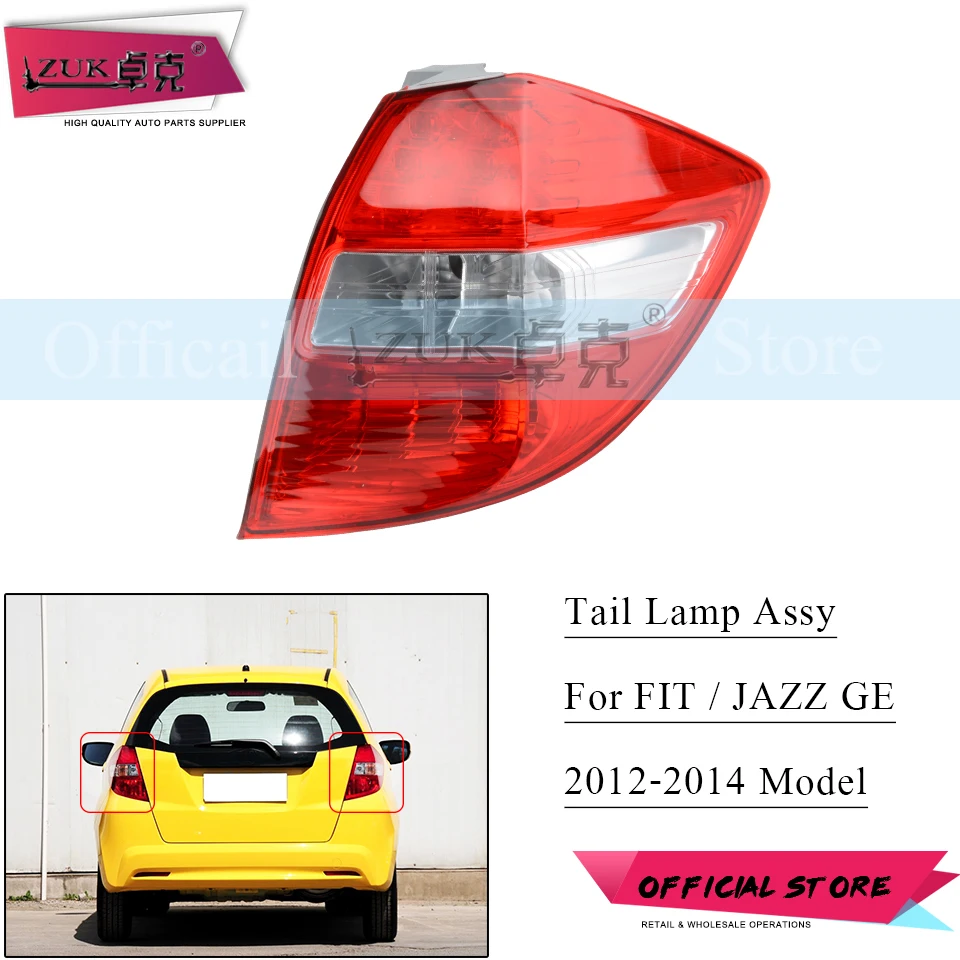 Внешний задний фонарь для заднего бампера HONDA FIT JAZZ GE6 GE8 2012 2013 2014 стоп светильник