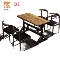 high end luxury retro theme restaurant tables and chairs home balcony garden snacks dining tables and chairs set
