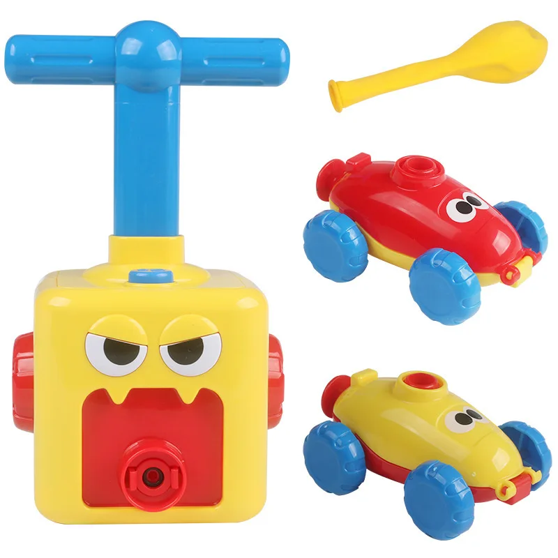 

Ballon Driven Toy Car Fun vehicle Toys Exciting Collectible Air-powered Autos Improve Hand-eye Coordination Mini Car Toys
