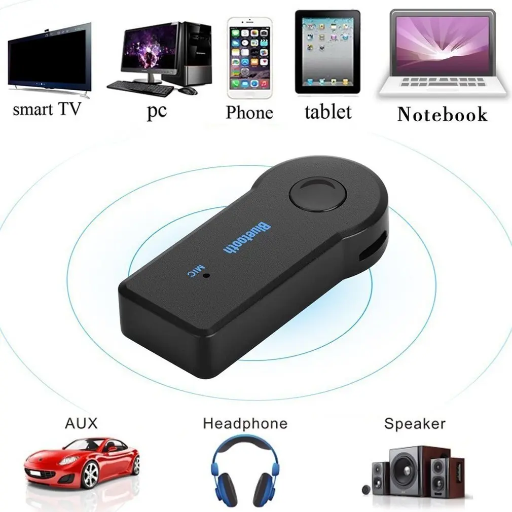 

Stereo Wireless Receiver Transmitter Adapter For Car Music Audio Assist For Headphone Receiver Jack Handsfree