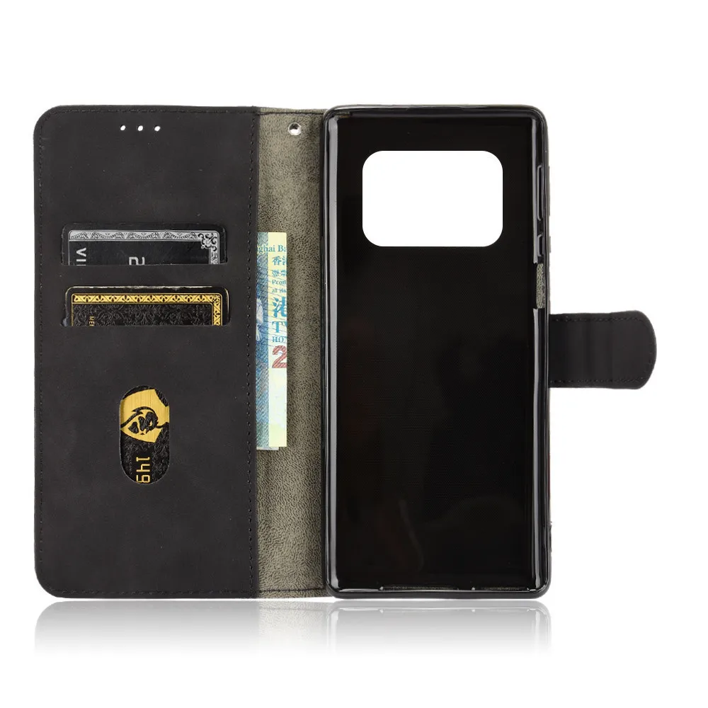 Чехол-книжка для Sharp Aquos R6 роскошный чехол-книжка из искусственной кожи с