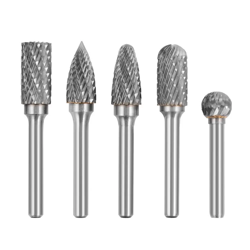 5 шт. Вольфрамовая сталь карбид заусенцы для Dremel роторный инструмент сверло