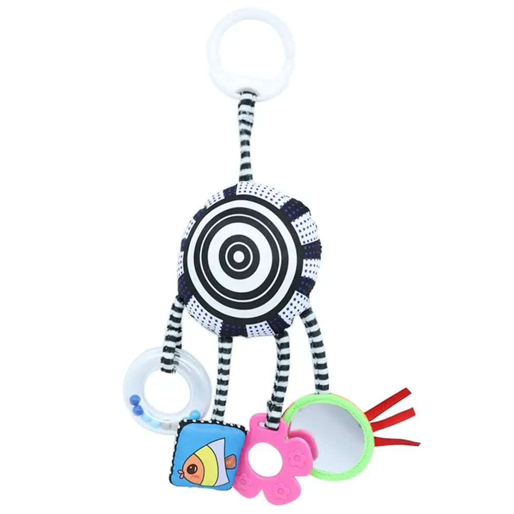 

Creative Cartoon Baby Toy Bed Stroller Accessories Mobile Hanging Rattles Newborn Plush Toy Baby Supplies For 0-3 Years Old Kids