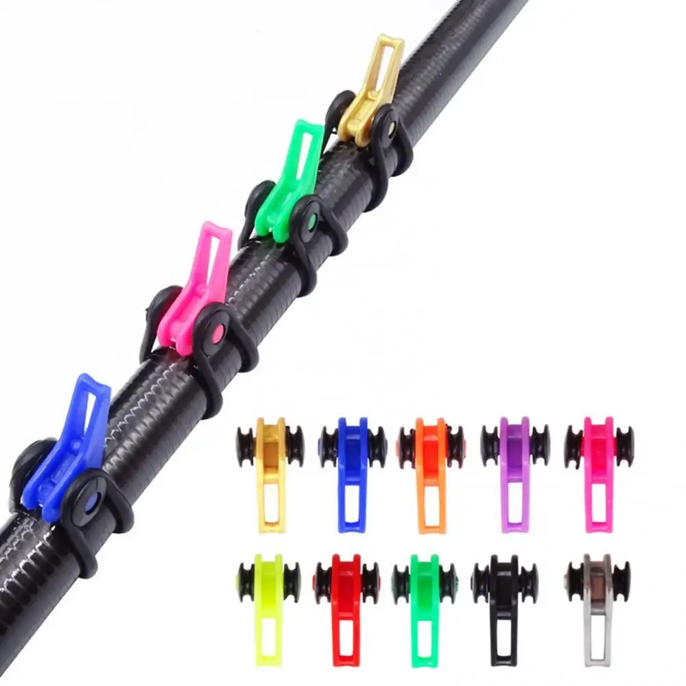 

50%HOT 10Pcs Portable Fishing Rod Hooks Holder Lure Bait Hanger Device Gear Tackle