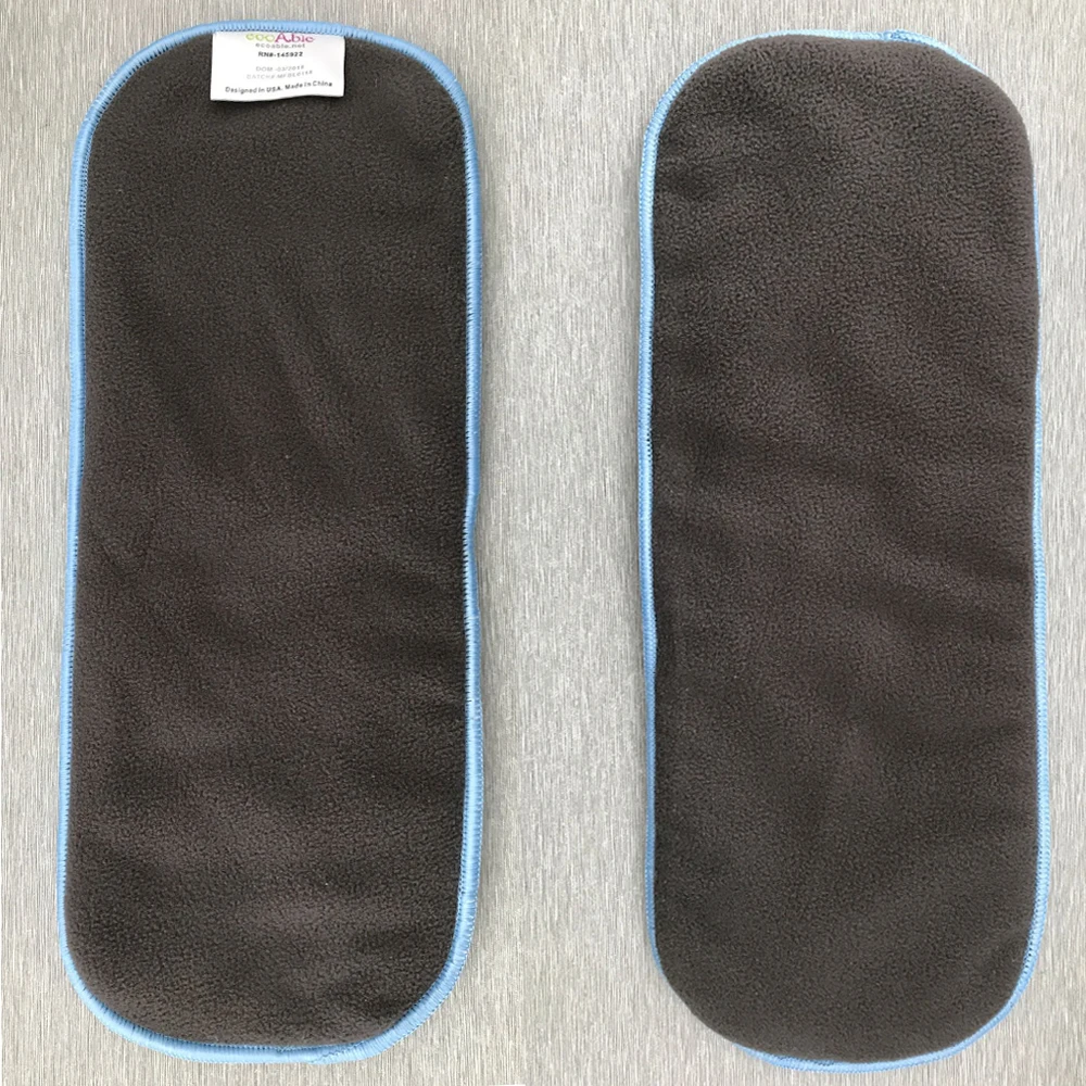 Большая Акция 1 шт. черный бамбуковый уголь вставки пять слоев подгузники